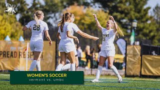 Womens Soccer Vermont vs UMBC 10624 [upl. by Erde]