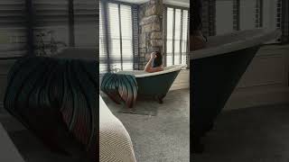 Mermaid Bath • PAST LIVES mermaid h2o thelittlemermaid pastlives bathtub splash mermaidhair [upl. by Misak]