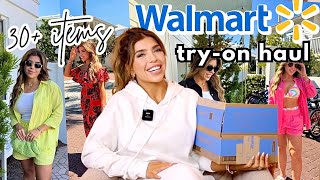 WALMART TRYON HAUL 2024 🌺 You NEED to see ✨ 30 ITEMS ✨ Walmart NEW ARRIVALS Haul walmarthaul [upl. by Akenal949]