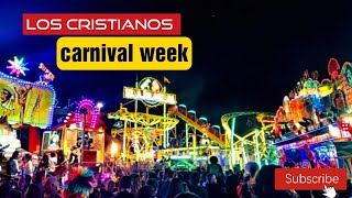 Live From THE CARNIVAL Tenerife  Fun Fair Los Cristianos [upl. by Towny424]