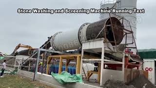 Stone washing and screening machine [upl. by Neo989]