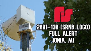 Federal Signal 2001130 SRNB Logo  Ionia MI  Full Alert  9212024 [upl. by Campagna]