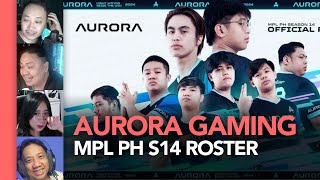 Aurora Gaming MPL PH S14 roster Kasama OhMyV33nus at Wise [upl. by Terence576]