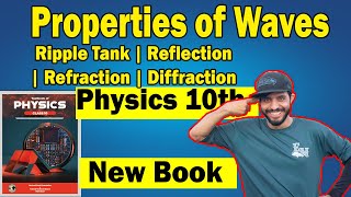 Properties of Waves  Ripple Tank  Reflection  Refraction  Diffraction  Physics Class 10th [upl. by Gnous]