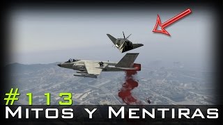 GTA V  Mitos y Mentiras 113  Que pasa si chocas contra el bombardero de merryweather [upl. by Annawik]