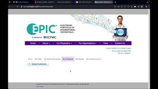 How to upload and verify your House Job Experience Certificate and Degree on EPICECFMG for IMC [upl. by Ontina]