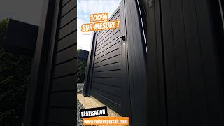 Le Portillon de jardin en alu  100 sur mesure 📏 💪 aluminiumgate [upl. by Estrin580]