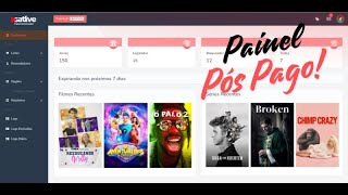 NOVIDADE NOVO PAINEL DE REVENDA IPTV NO PÓS PAGO [upl. by Ignatius]