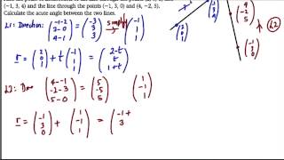 Core 4 Maths ALevel Edexcel  Vectors 10 [upl. by Einon396]