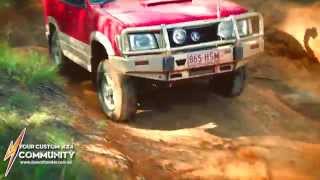 Holden Jackaroo OffRoad in the Glasshouse Mountains Canyon [upl. by Olegnaed]