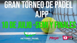 🔴🔴 EN VIVO Torneo de Padel AJPP Semis Finales 10 de Julio quotVictoria Padelquot Machagai Chaco [upl. by Heilner402]