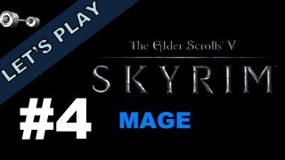 Lets Play Skyrim Storm Mage  Legendary  Part 4  Bleak Falls Barrow End [upl. by Buckden]