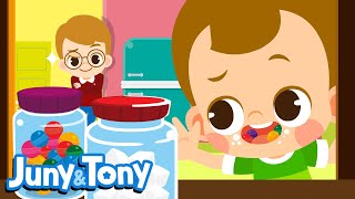 Johny Johny Yes Papa  Nursery Rhymes for Kids  Preschool Songs  JunyTony [upl. by Wilber]