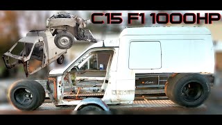 Découpe de la caisse du C15 F1 1000HP Ep2 [upl. by Enoval327]