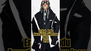 Erykah Badu Winner CFDA Fashion ICON 2024 shorts styleblogger [upl. by Ear554]