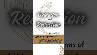 Oxidation and Reduction  Addition or Removal of Oxygen shorts chemistry education [upl. by Mcdougall349]