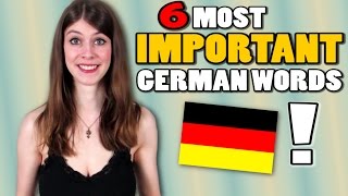 6 MOST IMPORTANT German Words [upl. by Mlawsky]