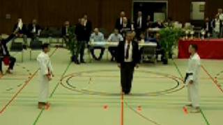 Shotokan Karate MaeGeri Ippon Florian Maier [upl. by Htiduj926]