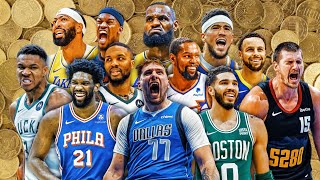 NBA最新高給取りTOP５０ランキングと歴代各年ごとの最もサラリーの高かった選手他【NBA入門・初心者】 [upl. by Panayiotis]