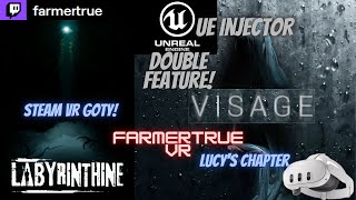 Labyrinthine VR SteamVR GOTY  Visage UE Injector  Most Terrifying Game Yet uevr vr quest3 [upl. by Leivad]