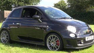 Abarth 500 Esseesse in Black with Titanium alloys and Monza exhaust [upl. by Solnit]