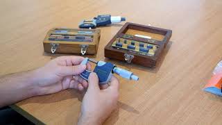 Demonstrating the Mitutoyo 29382130 Digital Micrometer [upl. by Emelda921]