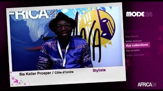 Mode 24  Sia Keller Prosper  Styliste Côte dIvoire [upl. by Glynda]