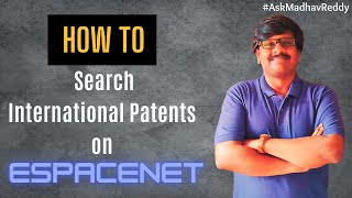 How to Search Patents on ESPACENET  2021  CLASSIFICATION SEARCH [upl. by Laumas]