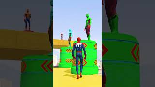 GTA 5 Epic Spiderman Ragdolls  Jumps  Fails ep 20 shorts [upl. by Odawa]