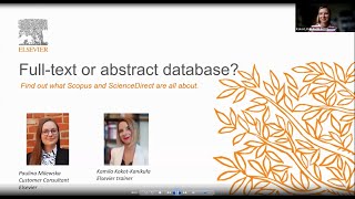 Full text or abstract database Find out what Scopus and ScienceDirect are all about [upl. by Ramsden612]