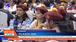 MAHASISWA PERLU MEMAHAMI PENDIDIKAN POLITIK AGAR TIDAK TERJEBAK ISU RELEVAN SELAMA PILKADA [upl. by Dunson590]