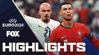 Portugal vs Slovenia Highlights  UEFA Euro 2024  Round of 16 [upl. by Boj]