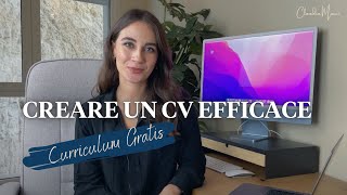 Come Creare il CV Efficace [upl. by Koziarz]