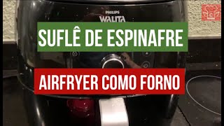 ESPINAFRE na AIRFRYER  Verduras na AIRFRYER COMO FORNO  ASSAR NA AIRFRYER verduraairfryer [upl. by Bender]