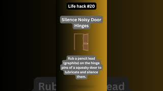 Quiet Those Creaks 🚪✨ Instant Fix for Noisy Door Hinges [upl. by Jemine]