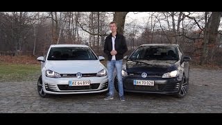 Duel VW Golf GTD vs GTI test [upl. by Caves308]