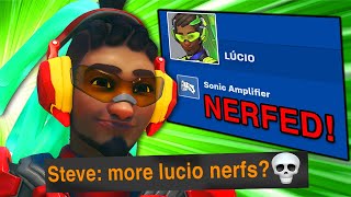 Overwatch wont stop NERFING Lucio [upl. by Aver]