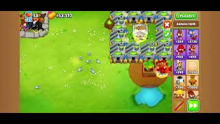 Round 100 tutorial for the Blons map in Btd6 [upl. by Aihselef]