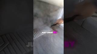 Ultra Satisfying Carpet STEAM Clean 🚘🧼  asmr detailing asmrcleaning asmrvideo [upl. by Chantal]