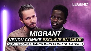 VENDU COMME ESCLAVE EN LIBYE  IL RACONTE SON TERRIBLE PARCOURS DE MIGRANT POUR SE SAUVER [upl. by Htiel]