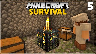 VILLAGER TRADING and XP FARM  Ep 5  Minecraft 118 Survival Lets Play [upl. by Eckardt]