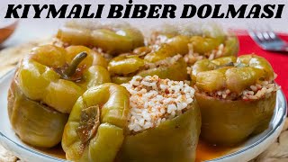 Biber dolması kıymalı 🌶 Nefis yemek tarifleri 🍲 KOLAY YEMEK TARİFLERİ [upl. by Cuthburt]