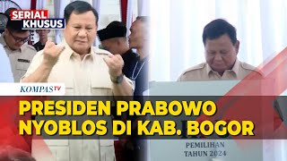 Momen Presiden Prabowo Subianto Nyoblos di TPS Bojongkoneng Milih Siapa  SERIAL PILKADA [upl. by Cesare]