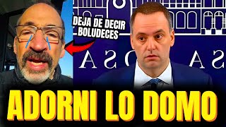 💥DURISIMO CRUCE ENTRE ADORNI Y FABIAN💥LA INFLACION ESTA MAL TOMADA [upl. by Melisandra]