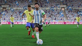 BRAZIL 🇧🇷 VS 🇦🇷 ARGENTINA  MESSI VS NEYMAR  QATAR 2022  WORLD CUP FINAL  FIFA 23  PS5 [upl. by Tletski]