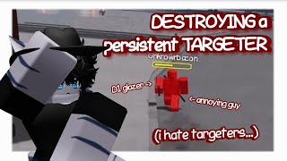 This player would NOT stop TARGETING me Roblox [upl. by Attennhoj883]