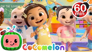 The Stretching and Exercise Song with Nina and JJ  Cocomelon Nursery Rhymes for Kids [upl. by Ariday]