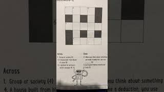 Crossword puzzle challenge crosswords [upl. by Stich]