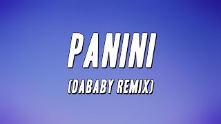 Lil Nas X amp DaBaby  Panini DaBaby Remix Lyrics [upl. by Analos]