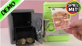 BESTER TRICK UM GELD SICHER ZU VERSTECKEN Geldautomat für Zuhause amp Spartresor mit Code  Spardose [upl. by Allayne]